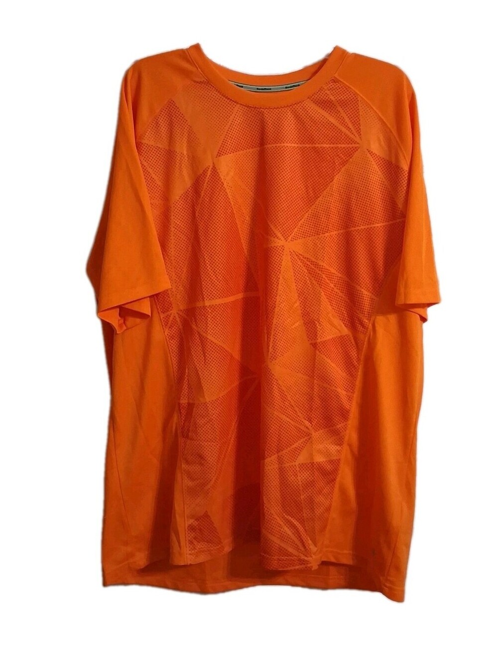 Bright Orange Nordictrack 100% Poly Shirt XXL EUC